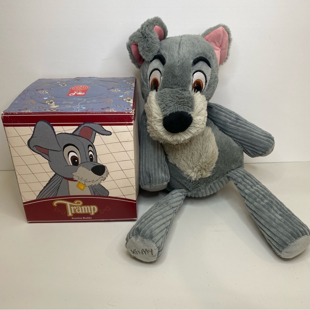 Scentsy Disney Tramp Scentsy Buddy Plush In Box No Scent 17”